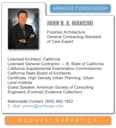 Architectural Standard Of Care Consultant and Testifying Expert Witness
